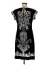 En Focus Studio Paisley Black Cocktail Dress Size 8 - photo 2
