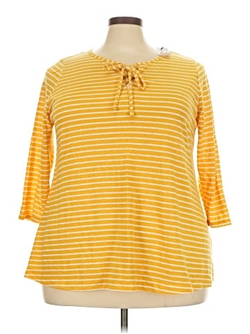 Lane Bryant 3/4 Sleeve Top (view 1)
