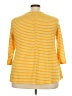 Lane Bryant Yellow 3/4 Sleeve Top Size 18 - 20 Plus - photo 2