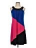 En Focus Studio Color Block Blue Cocktail Dress Size 4 - photo 1