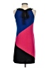 En Focus Studio Color Block Blue Cocktail Dress Size 4 - photo 2