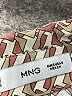 MNG Tweed Brown Long Sleeve Blouse Size 4 - photo 7