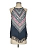 Maurices 100% Polyester Blue Sleeveless Blouse Size S - photo 1