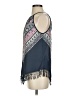 Maurices 100% Polyester Blue Sleeveless Blouse Size S - photo 5