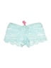 PilyQ 100% Polyamide Hearts Blue Shorts Size L - photo 1
