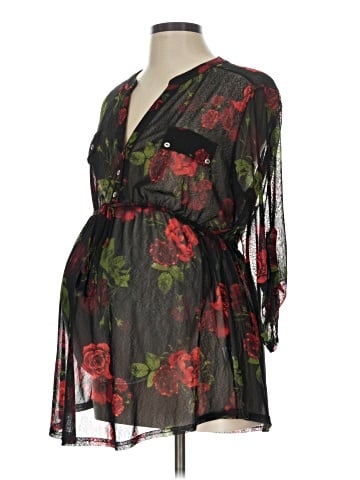 Siren Lily Maternity Kimono (view 1)