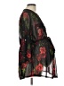 Siren Lily Maternity 100% Polyester Black Kimono Size L - photo 4