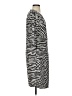 Chico's 100% Polyester Animal Print Black Cocktail Dress Size S - photo 4
