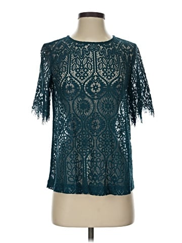 Ann Taylor LOFT Short Sleeve Blouse (view 1)