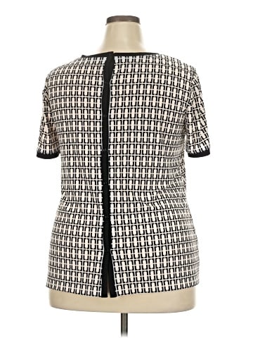 Anne Klein Short Sleeve Blouse (view 2)