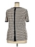 Anne Klein Silver Short Sleeve Blouse Size 2X (estimated) - photo 2