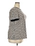 Anne Klein Silver Short Sleeve Blouse Size 2X (estimated) - photo 4