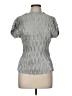 Zara Silver Short Sleeve Blouse Size M - photo 1