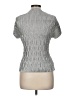 Zara Silver Short Sleeve Blouse Size M - photo 2
