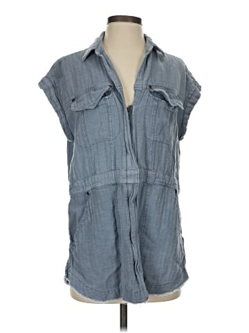 We the Free Sleeveless Button-Down Shirt (view 1)