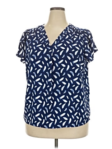 Hilary Radley Short Sleeve Blouse (view 1)