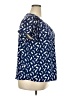 Hilary Radley 100% Polyester Blue Short Sleeve Blouse Size XXL - photo 4