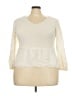 Old Navy Ivory 3/4 Sleeve Top Size 2X - photo 1