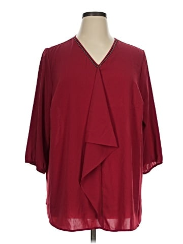 Catherines 3/4 Sleeve Blouse (view 1)