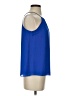 Naked Zebra 100% Polyester Blue Sleeveless Blouse Size S - photo 4