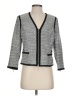 White House Black Market Houndstooth Gray Black Jacket Size 4 - photo 1