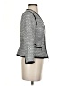 White House Black Market Houndstooth Gray Black Jacket Size 4 - photo 4