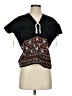 Unbranded Black Short Sleeve Blouse Size S (estimated) - photo 1