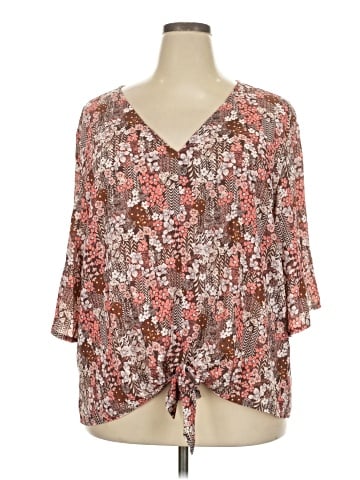 Halife 3/4 Sleeve Blouse (view 1)