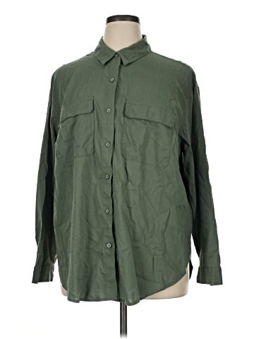 Ava & Viv Long Sleeve Button-Down Shirt (view 1)
