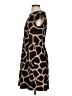 MICHAEL Michael Kors Animal Print Brown Casual Dress Size 4 - photo 5
