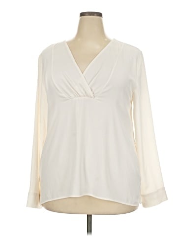Ann Taylor Long Sleeve Blouse (view 1)