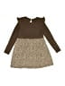 Btween Animal Print Brown Dress Size 4T - photo 2