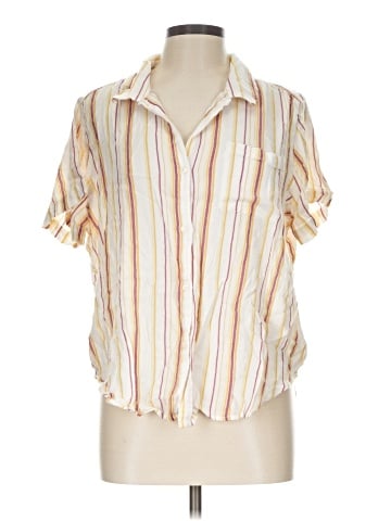 Lucky Brand Short Sleeve Blouse (view 1)
