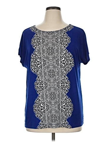 Easywear by Chico's Short Sleeve Blouse (view 1)