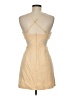 Zara Solid Tan Cocktail Dress Size M - photo 2