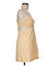Zara Solid Tan Cocktail Dress Size M - photo 4