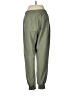Alya Solid Green Casual Pants Size M - photo 2
