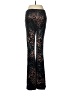 Adrienne Animal Print Black Casual Pants Size M - photo 2