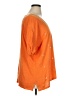 J.Jill 100% Linen Orange Short Sleeve Blouse Size XL - photo 4
