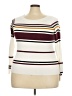 Fashion Nova Stripes White Pullover Sweater Size 2X - photo 1