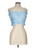 Glam Blue Sleeveless Blouse Size L - photo 1