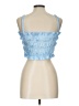 Glam Blue Sleeveless Blouse Size L - photo 2