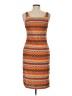 Shein Print Orange Casual Dress Size 8 - photo 2