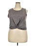 90 Degree by Reflex Gray Sleeveless Top Size XXL - photo 1