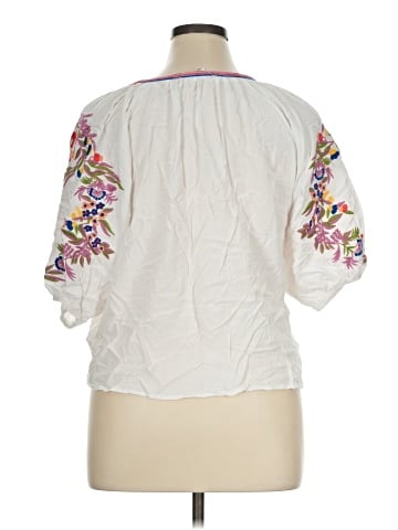 Luna Moon Short Sleeve Blouse (view 2)
