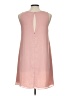 Sans Souci 100% Polyester Solid Pink Casual Dress Size L - photo 2