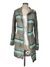 Jolt 100% Acrylic Gray Cardigan Size L - photo 1