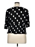 Tiny 100% Polyester Polka Dots Black 3/4 Sleeve Blouse Size XL - photo 2