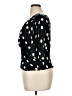 Tiny 100% Polyester Polka Dots Black 3/4 Sleeve Blouse Size XL - photo 5