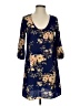 Soprano Floral Blue Casual Dress Size XS - photo 1